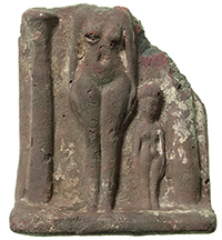 The Elephantine shrine plaque (ÄM 2156). © SMB Ägyptisches Museum und Papyrussammlung. Photo credit: Sandra Steis. Courtesy of the Berlin Museum